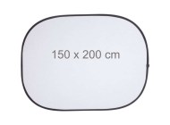 Foto-Studio Hintergrund-Reflektor weiss diffus, 150 x 200 cm Faltbar